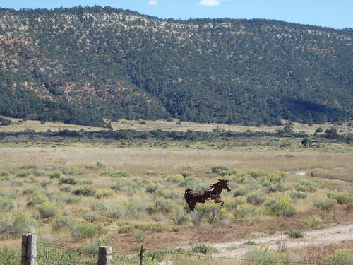 GDMBR: Iron Horse Sculptures (art).